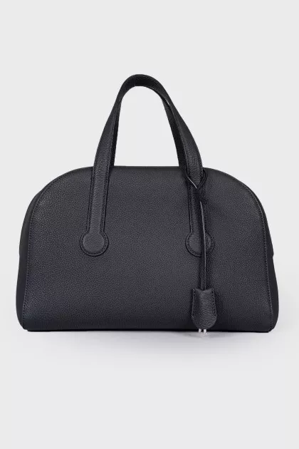 Sporty Bowler leather bag