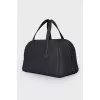 Sporty Bowler leather bag