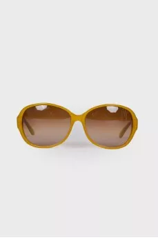 Green frame sunglasses