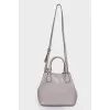Gray trapezoid bag