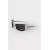 White frame sunglasses