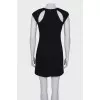 Dress with skull appliqué