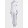 White suit with lace