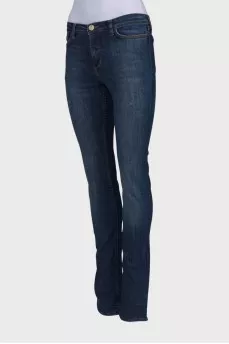 Jeans with golden back pocket