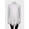 Wrap lace blouse