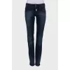Blue jeans with embroidery