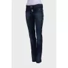 Blue jeans with embroidery