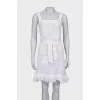 White tweed dress