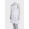 White tweed dress