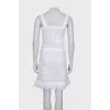 White tweed dress