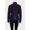 Purple zipper windbreaker