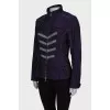 Purple zipper windbreaker