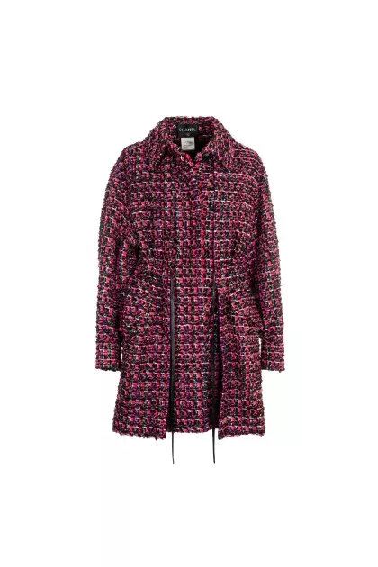 Wicker coat with a fitted cut 