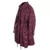 Wicker coat with a fitted cut 