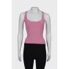 Pink viscose top