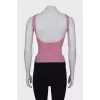 Pink viscose top