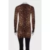 Cardigan in leopard print