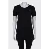 Black tunic with gold fittings