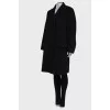Cashmere black coat