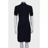 Patterned wool dress
