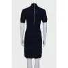 Patterned wool dress