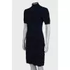 Patterned wool dress