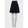 Black skirt in floral print