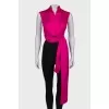 Pink Tie Blouse