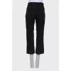 Black jeans with asymmetry