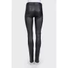Black leather pants