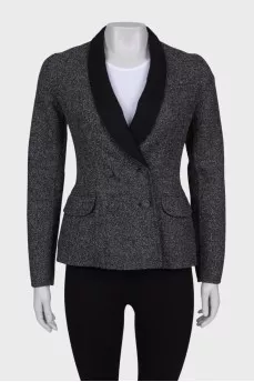 Gray wool jacket