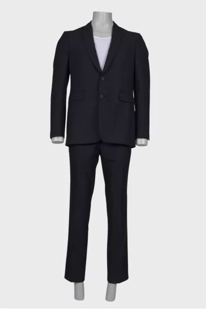 Men's classic wool suit