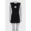 Eyelet front cocktail dress