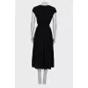 Black close-fitting dress