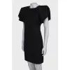 Wool dress with lantern sleeves
