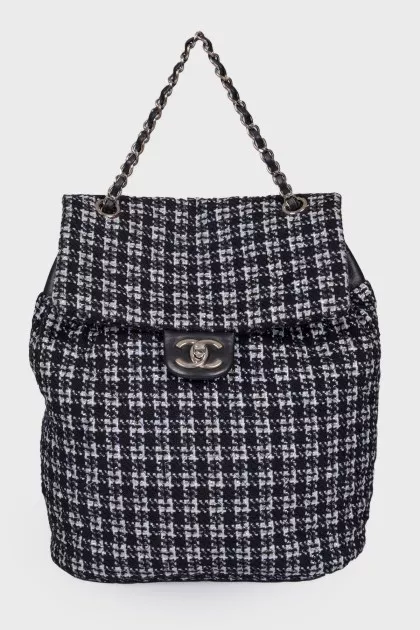 Backpack Urban Spirit Black/White Tweed
