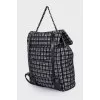 Backpack Urban Spirit Black/White Tweed