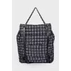 Backpack Urban Spirit Black/White Tweed