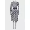 Dress with print, on the belt