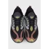 Men's sneakers with transparent inserts