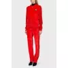Red velor suit