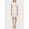 White midi dress with lace