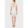 White midi dress with lace