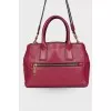Burgundy leather bag