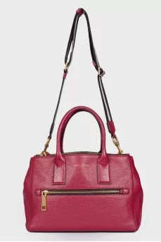 Burgundy leather bag