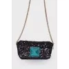 LE COPAIN SEQUINS bag with tag