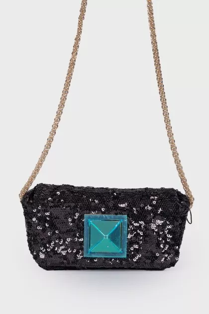 LE COPAIN SEQUINS bag with tag