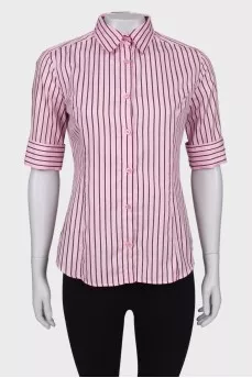 Pink striped shirt