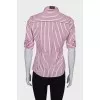 Pink striped shirt