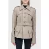 Sand colored wool jacket